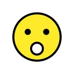 Face With Open Mouth SVG Icon